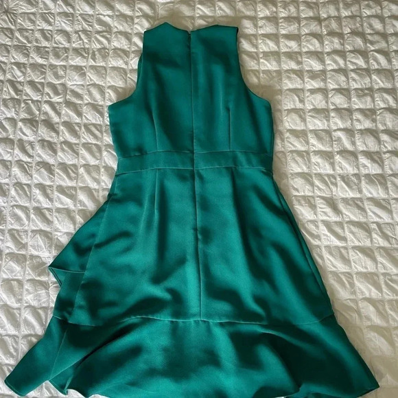 Banana Republic teal ruffle mini dress - Picture 6 of 9
